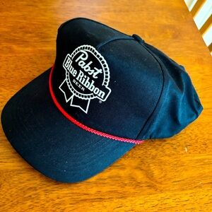 Pabst Blue Ribbon PBR Beer Rope Snapback Hat